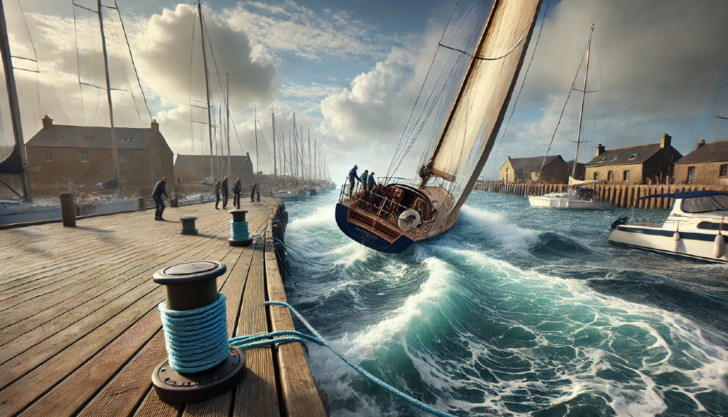 Μέθοδοι και τεχνικές προσέγγισης και απόπλου από μόλο υπό συνθήκες πλάγιου ανέμου και ρεύματος