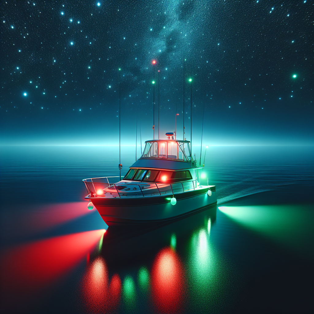Πλοήγηση και Προσέγγιση σε Νύχτα με Χρήση Κόκκινων και Πράσινων Φώτων Ναυσιπλοΐας