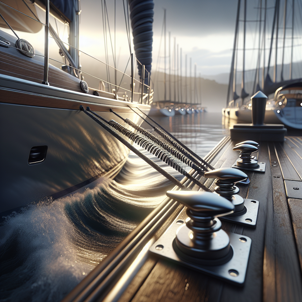 Τεχνικές πρόσδεσης με τη χρήση ελαστικών ελατηρίων για τον έλεγχο κινήσεων του σκάφους